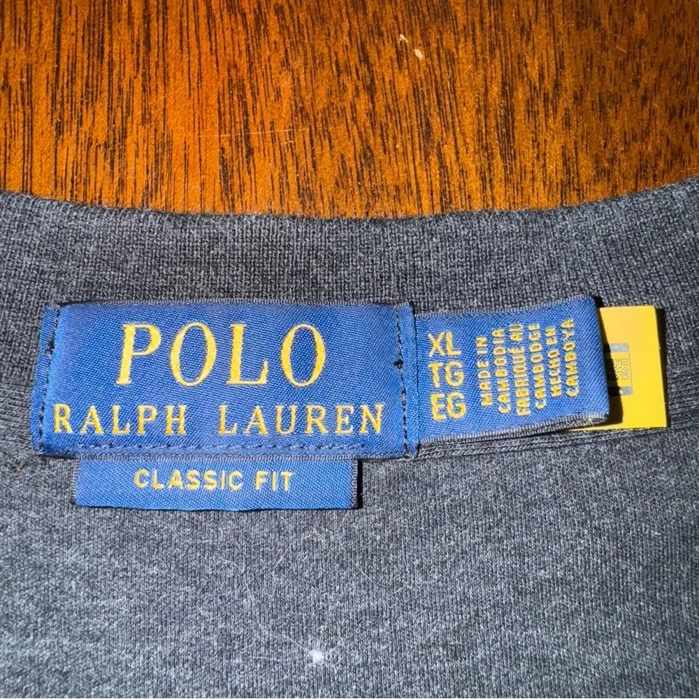 Polo Ralph Lauren Classic Fit Soft Cotton Polo Shirt Charcoal Gray Size XL